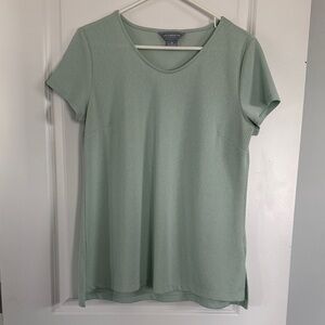 Liz Claiborne Soft Mint Short Sleeve Knit Top